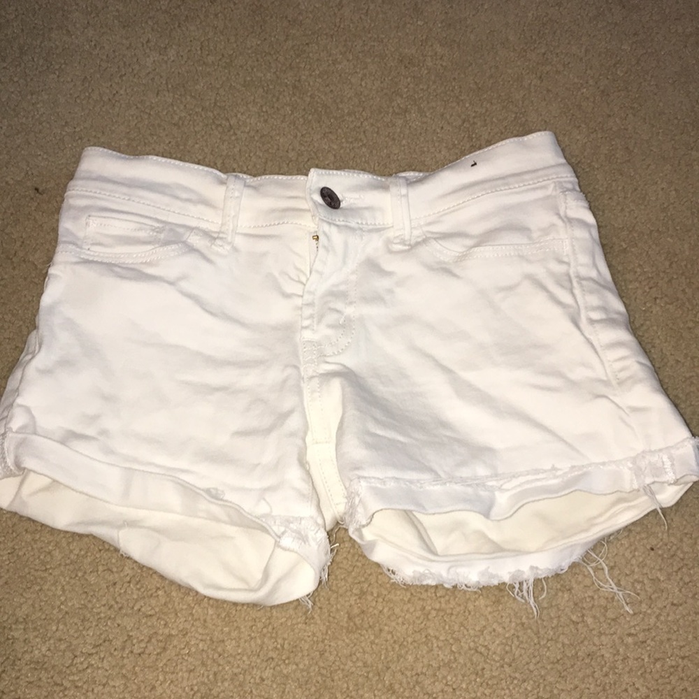 Abercrombie white shorts